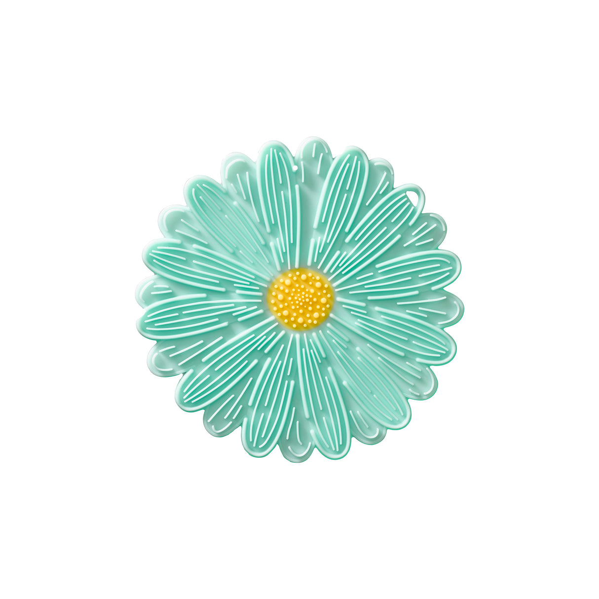 Daisy Trivet (Aqua) 6"