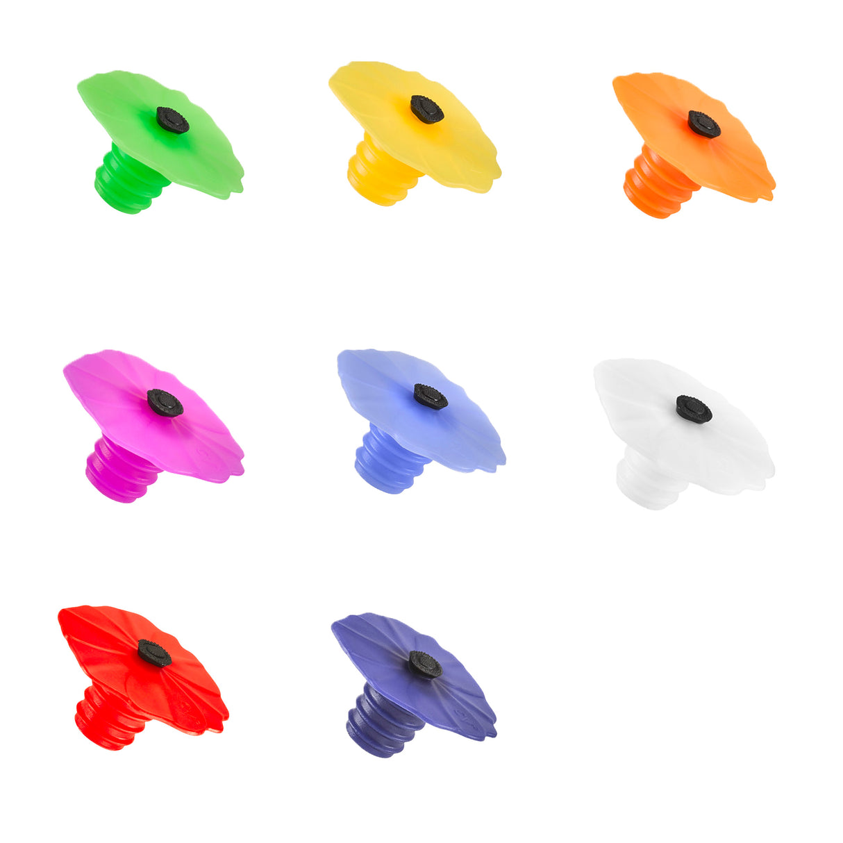 Rainbow Poppy Bottle Stopper Bundle (8pcs)