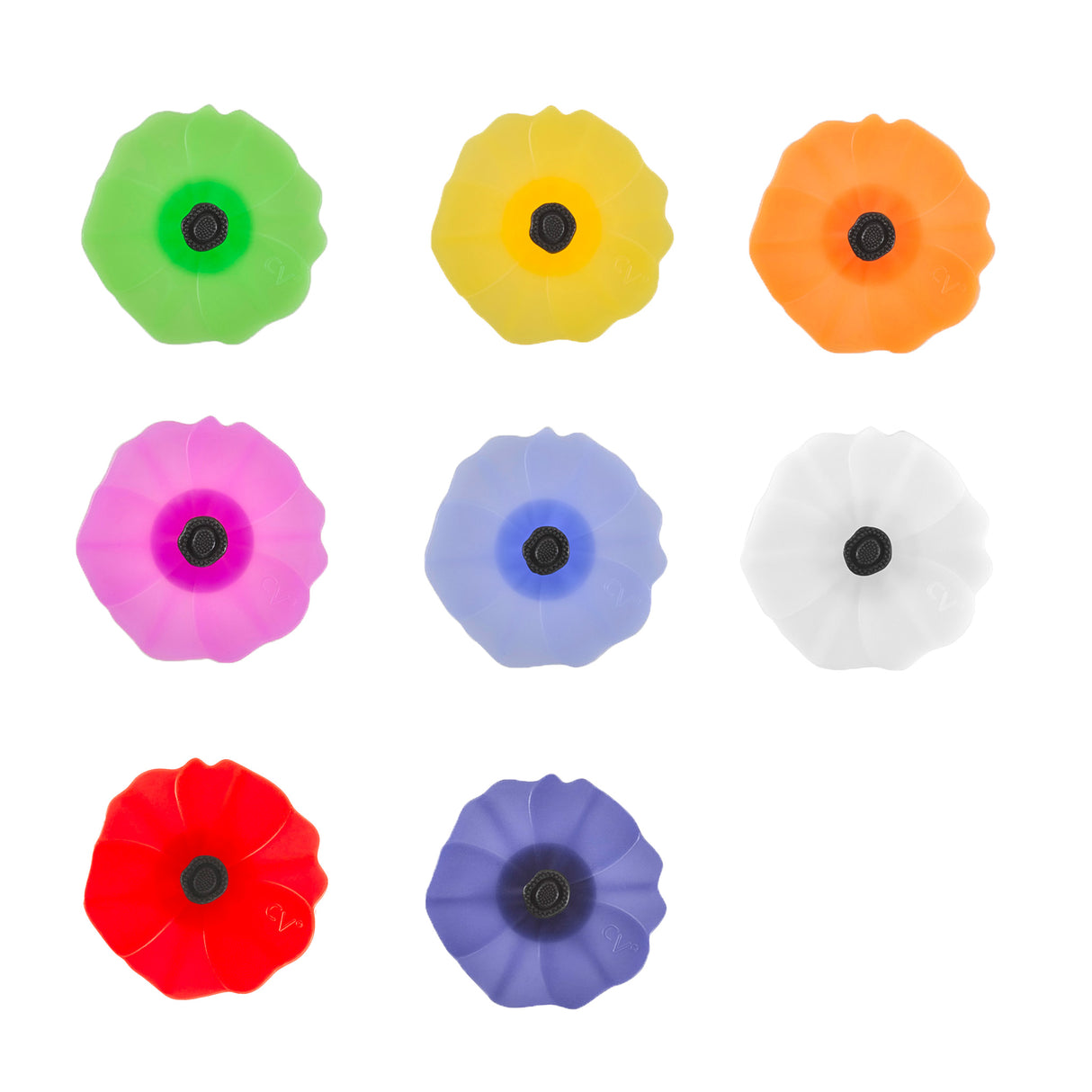 Rainbow Poppy Bottle Stopper Bundle (8pcs)