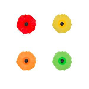 Bright Poppy Bottle Stopper Bundle (4pcs)