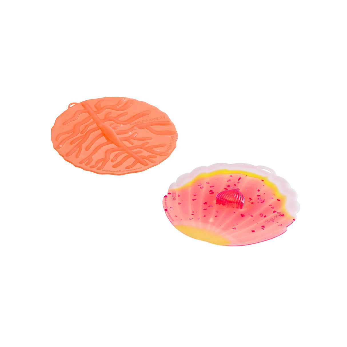 Coral / Shell Drink Covers - Set/2