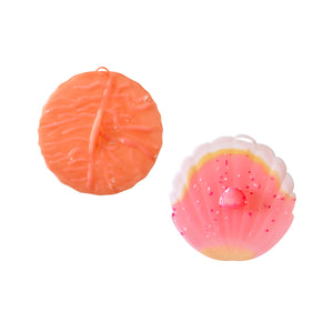 Coral / Shell Drink Covers - Set/2