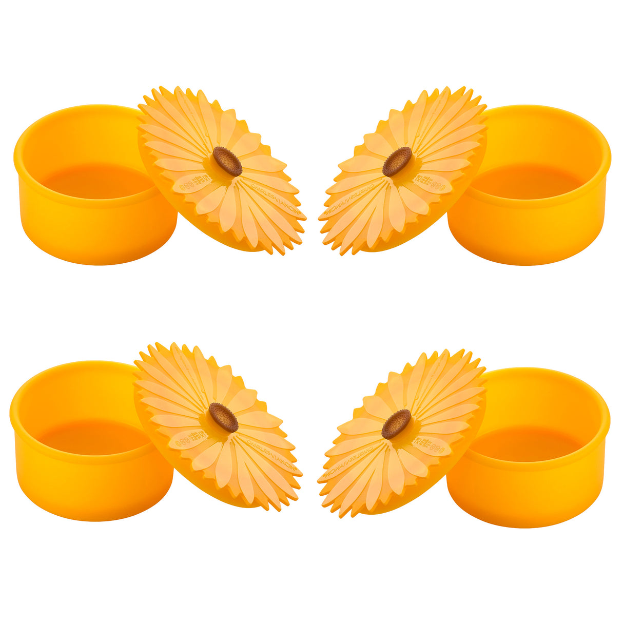 Sunflower Containers Small - Set/4