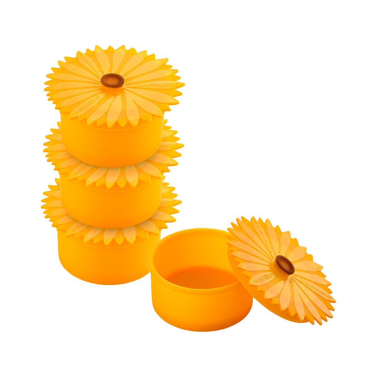 Sunflower Containers Small - Set/4